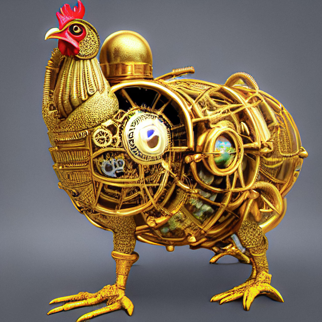Mechanical Chicken by Serendigity-Art on DeviantArt