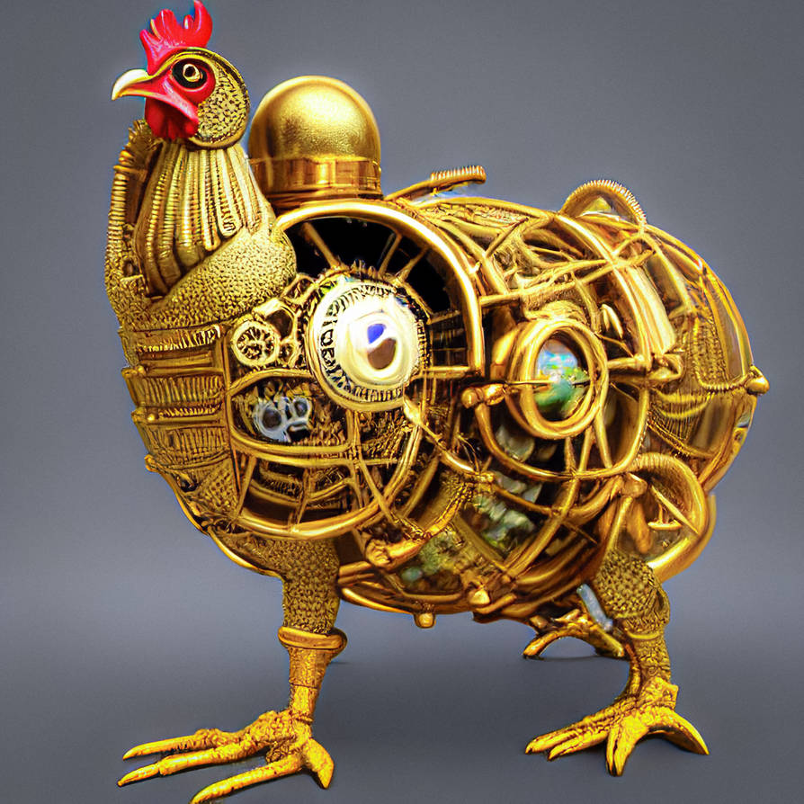 Mechanical Chicken by Serendigity-Art on DeviantArt