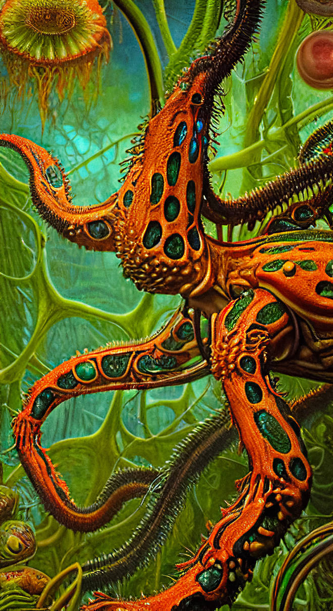 Organic Alien Life by Serendigity-Art on DeviantArt