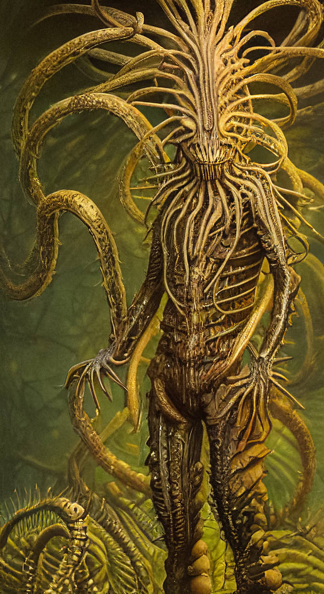 Organic Alien Life by Serendigity-Art on DeviantArt