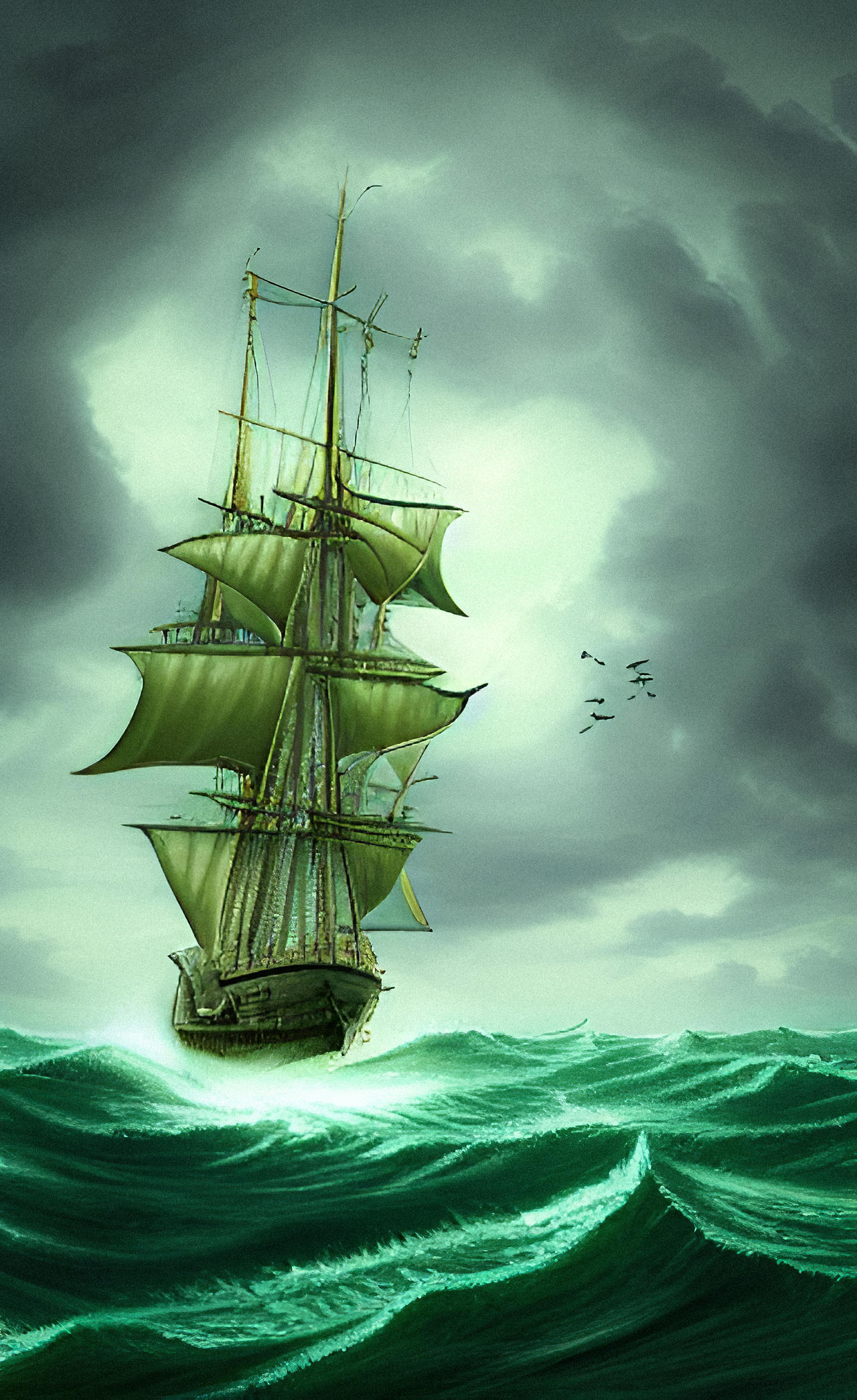 Sailing Ship by Serendigity-Art on DeviantArt