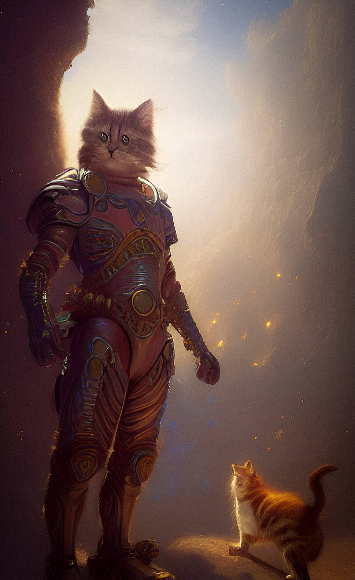 Galactic Crusader Cat by Serendigity-Art on DeviantArt