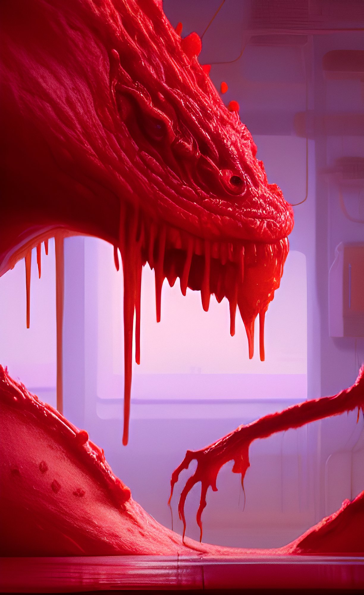 Red Slime Rant Red Slime Monster by Serendigity-Art on DeviantArt