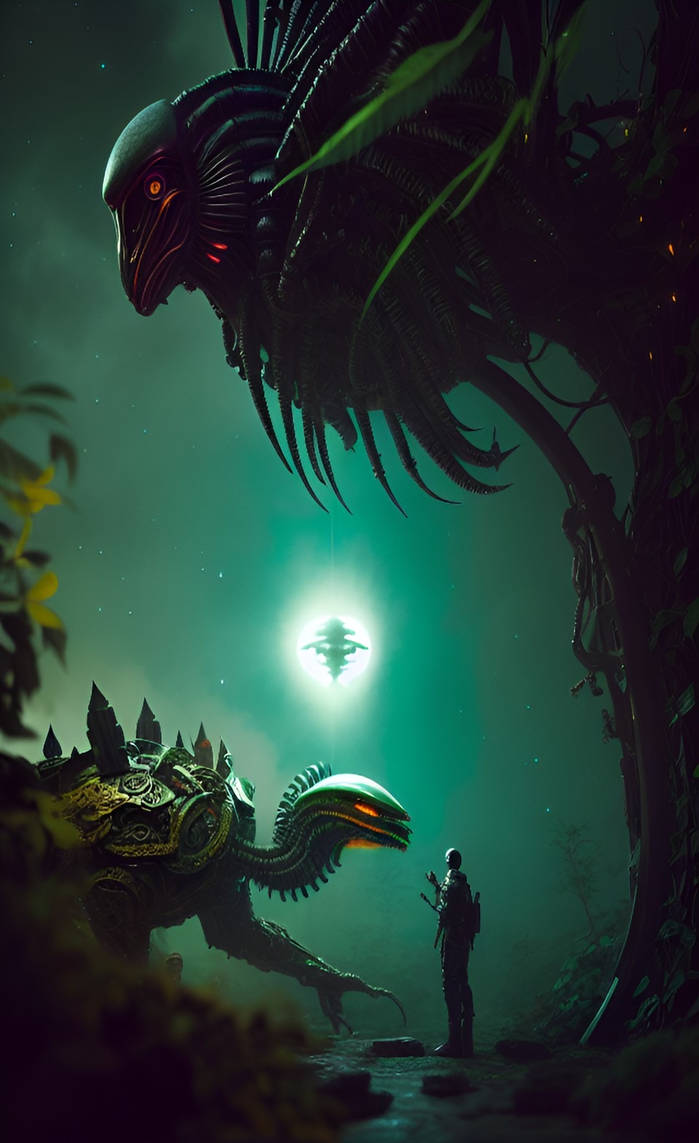 Alien Jungle Exploration by Serendigity-Art on DeviantArt