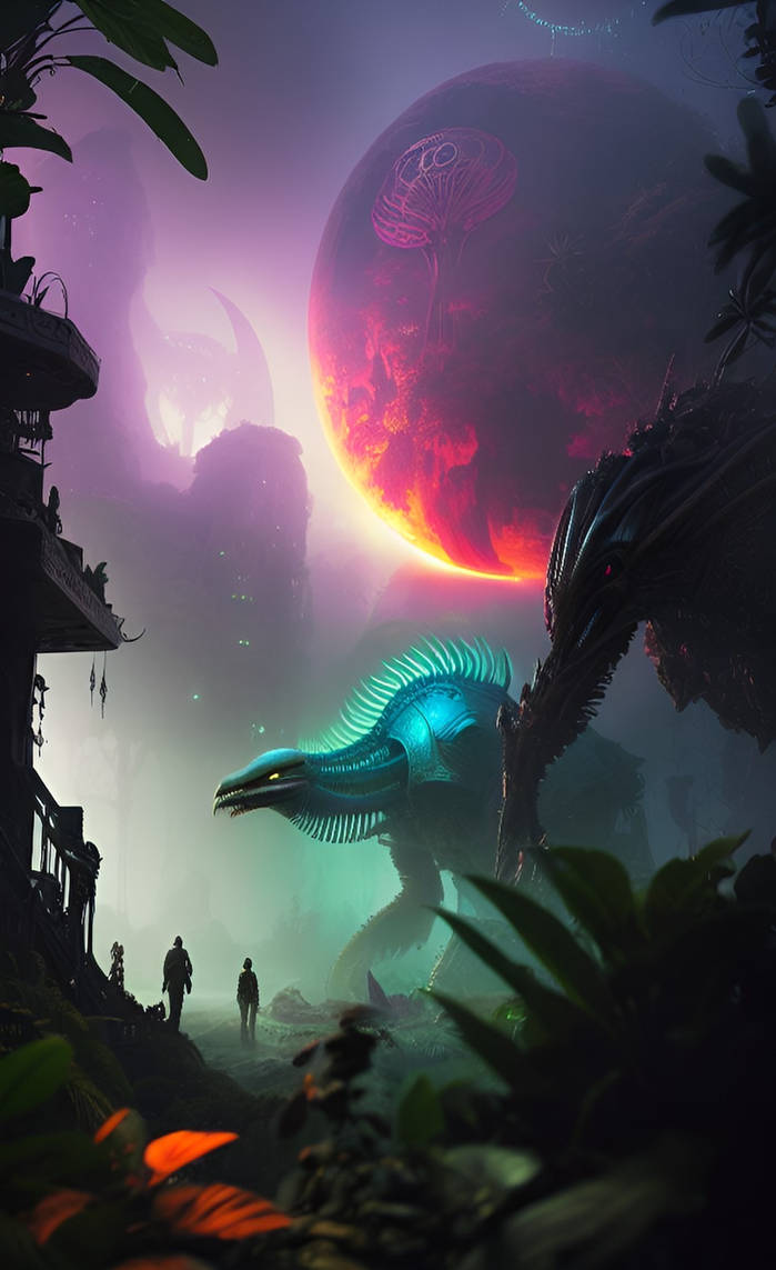 Alien Jungle Exploration by Serendigity-Art on DeviantArt