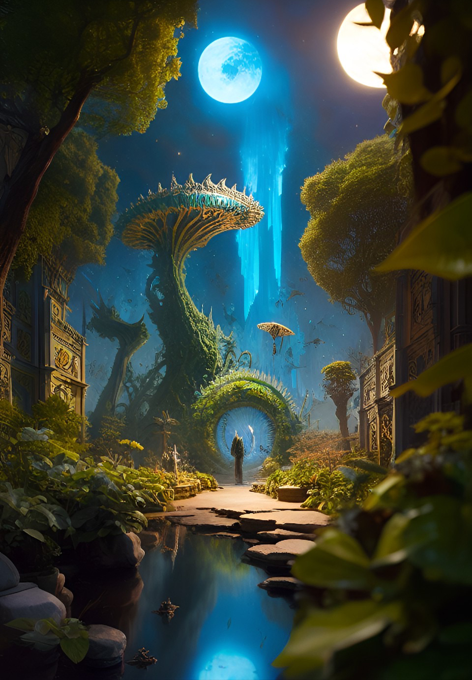 Fantasy World Drawing