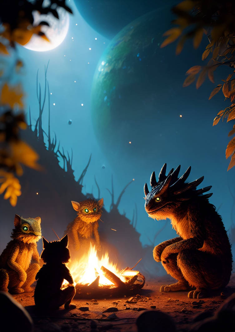 Alien Creatures by Serendigity-Art on DeviantArt