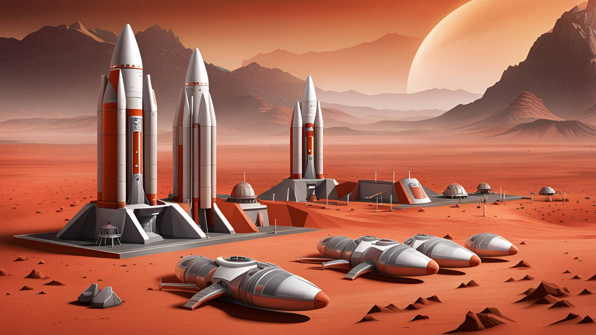 Mars Basee Mars Base by Serendigity-Art on DeviantArt