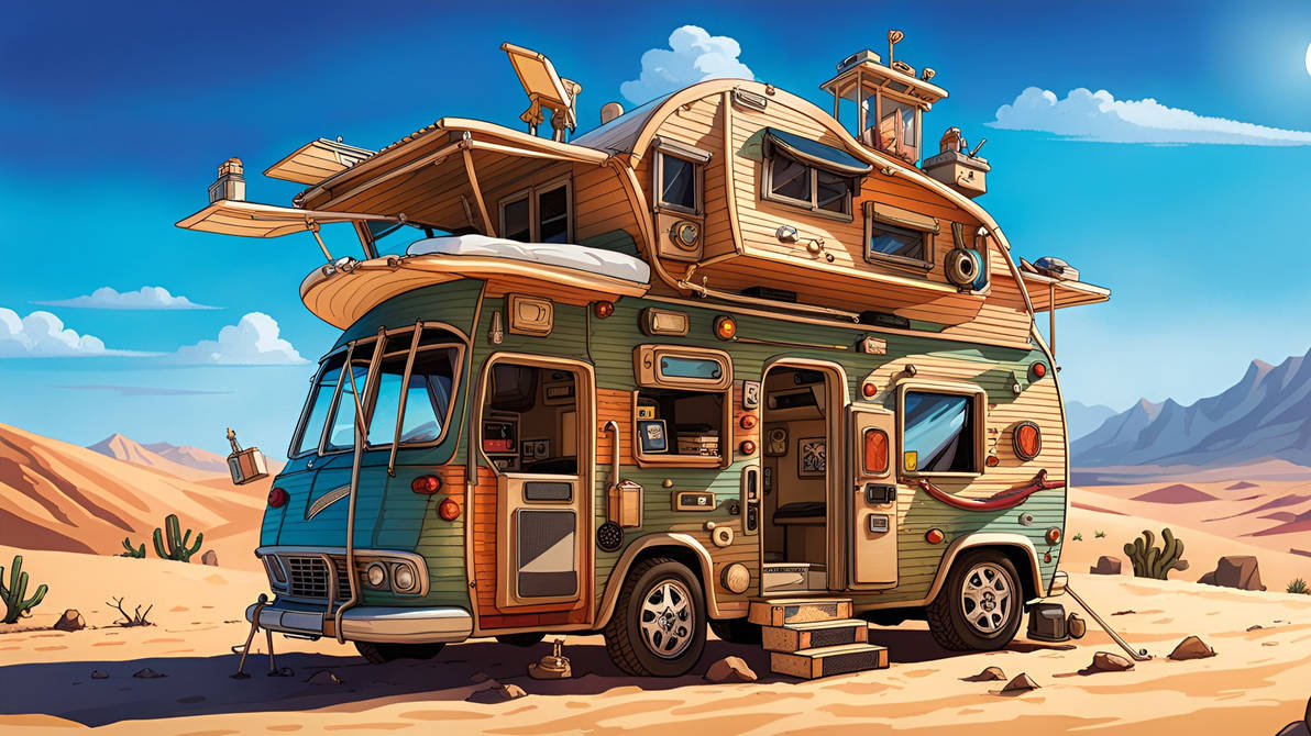 Fantasy Motorhome by Serendigity-Art on DeviantArt