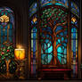 Stained Glass at Christmas
