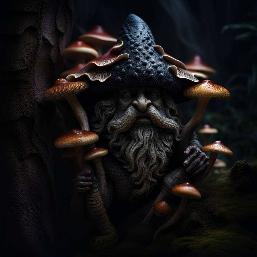 Toadstool Gnome by Serendigity-Art on DeviantArt