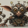 Steampunk Gremlin Sculpture