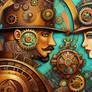 Whimsical Steampunk Couple