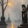 Cemetery in the Mist