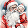 Santa and Child