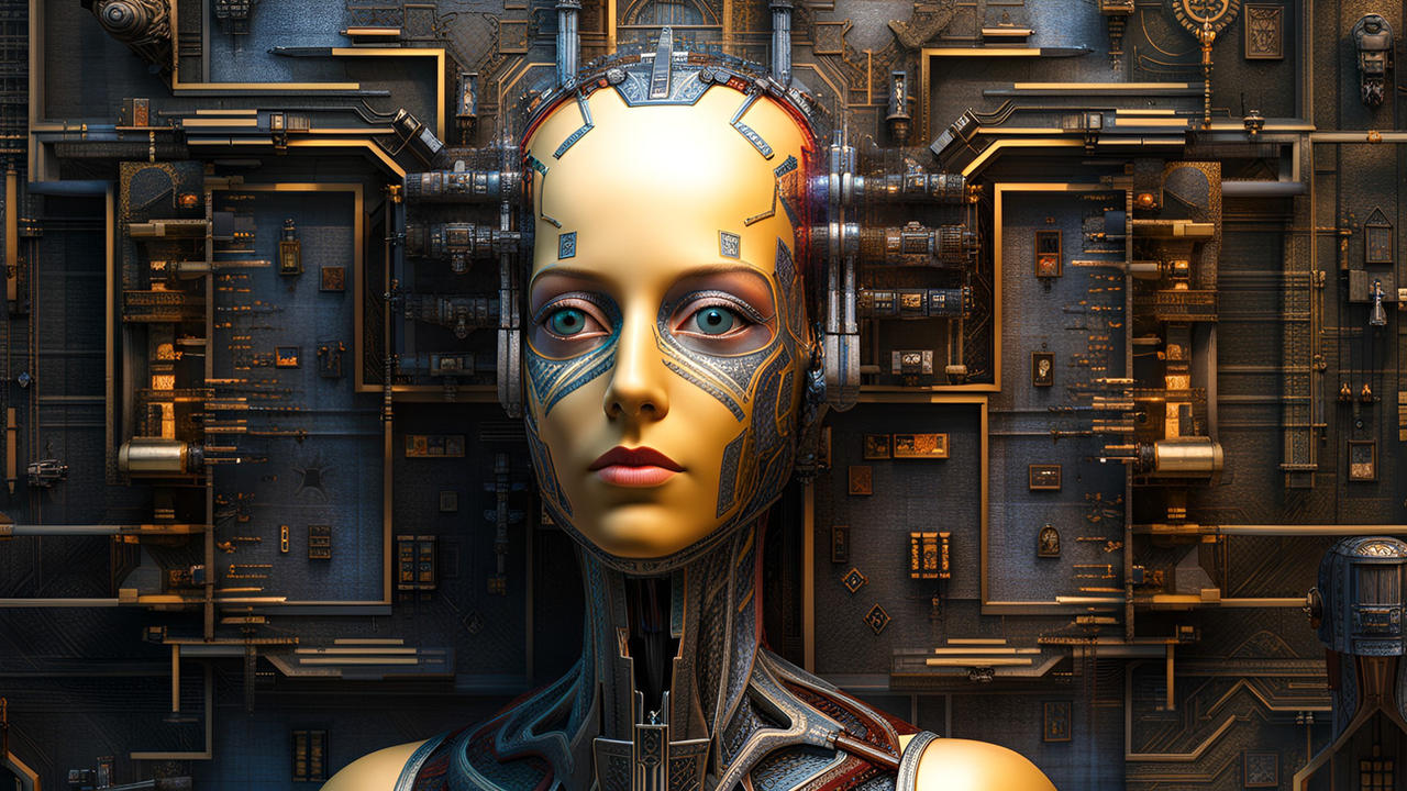 Cyborg Advertising Cyborg Self Realisation by Serendigity-Art on DeviantArt