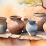 Old Clay Pots