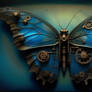 Blue Butterfly Sculpture