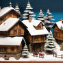 Winter Village Diorama