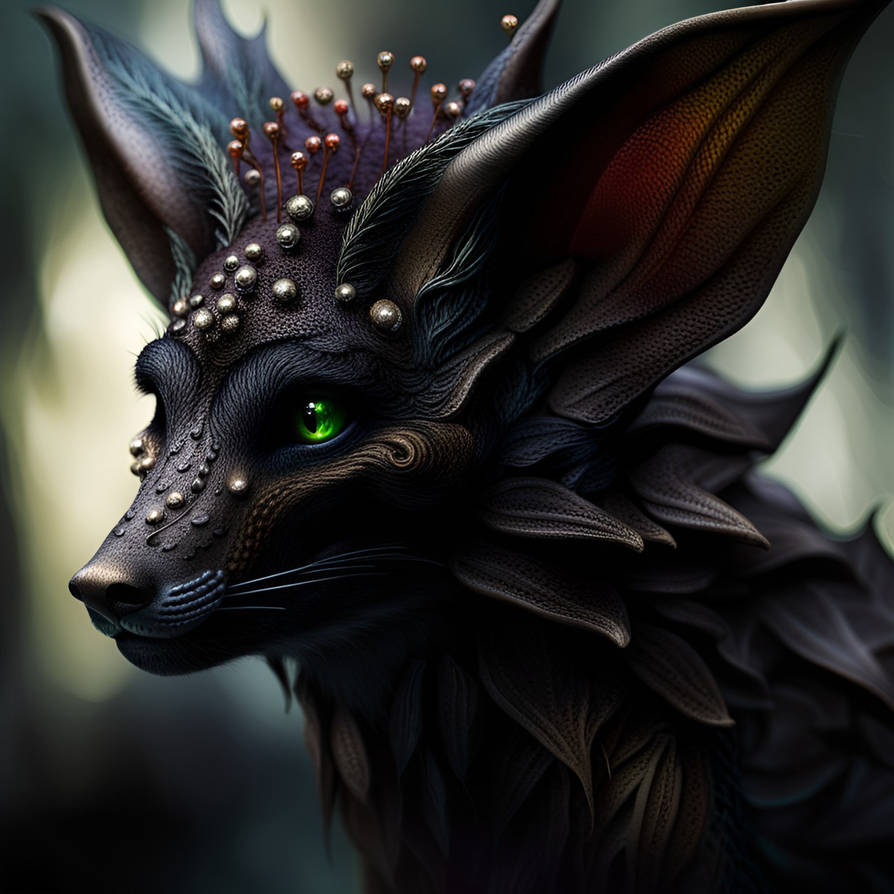 Fantasy Creature From Dark Woodland Elf Country by Serendigity-Art on ...