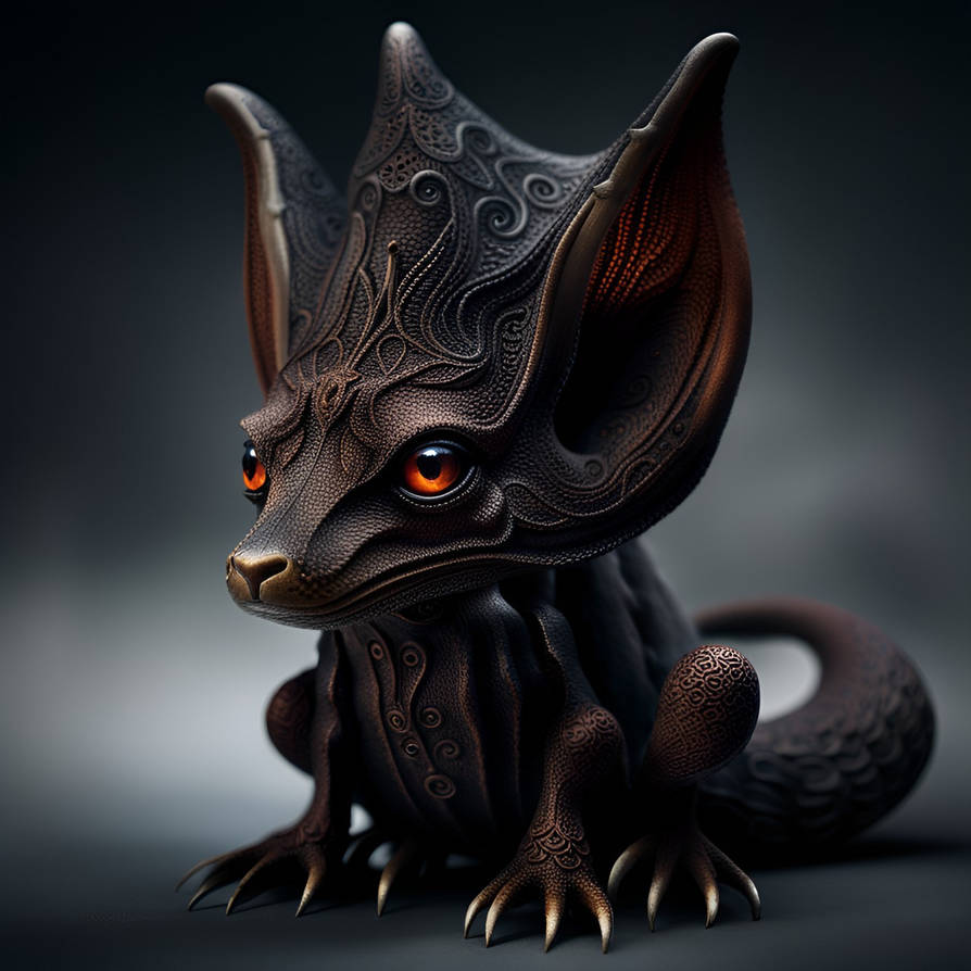 Fantasy Creature From Dark Woodland Elf Country by Serendigity-Art on ...