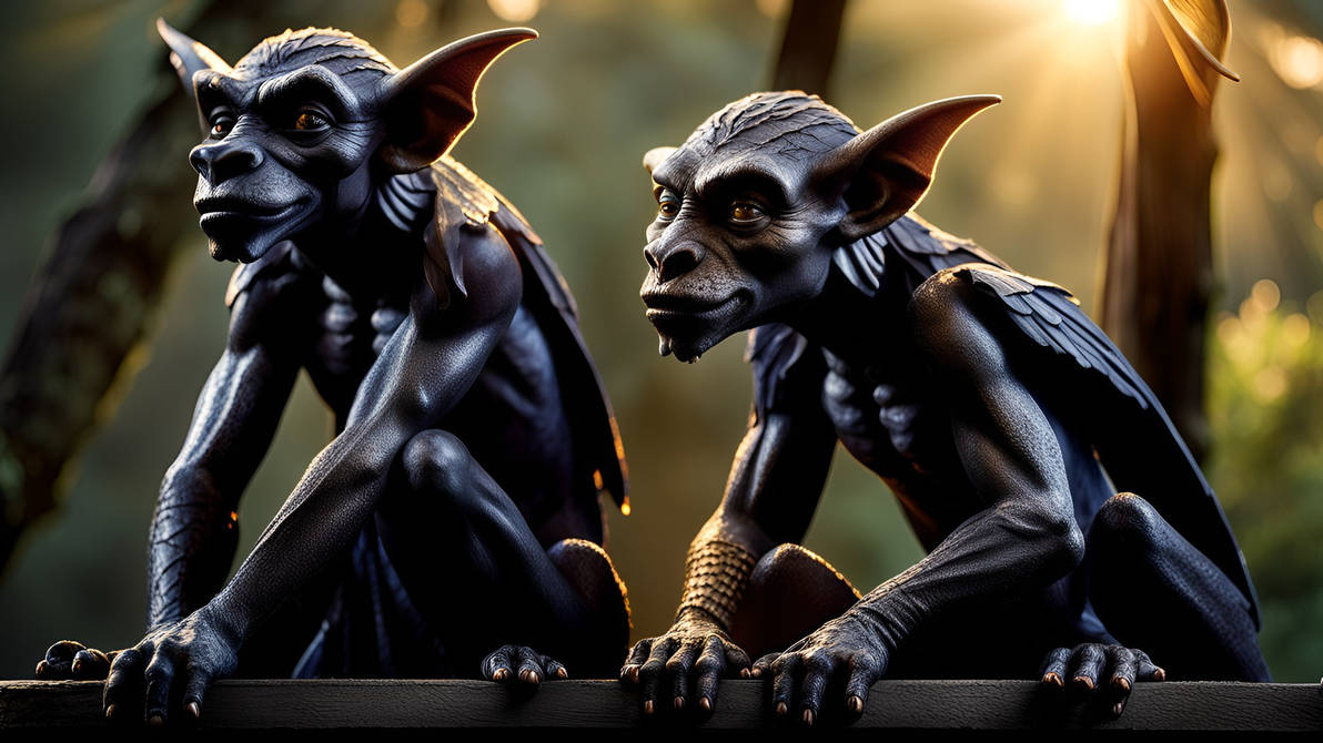 Sad Grotesques Young Sculpted Grotesques by Serendigity-Art on DeviantArt