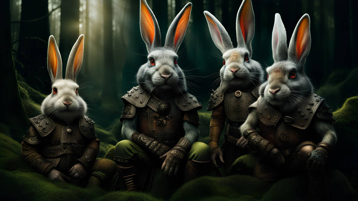 Wood Elf Rabbits by Serendigity-Art on DeviantArt