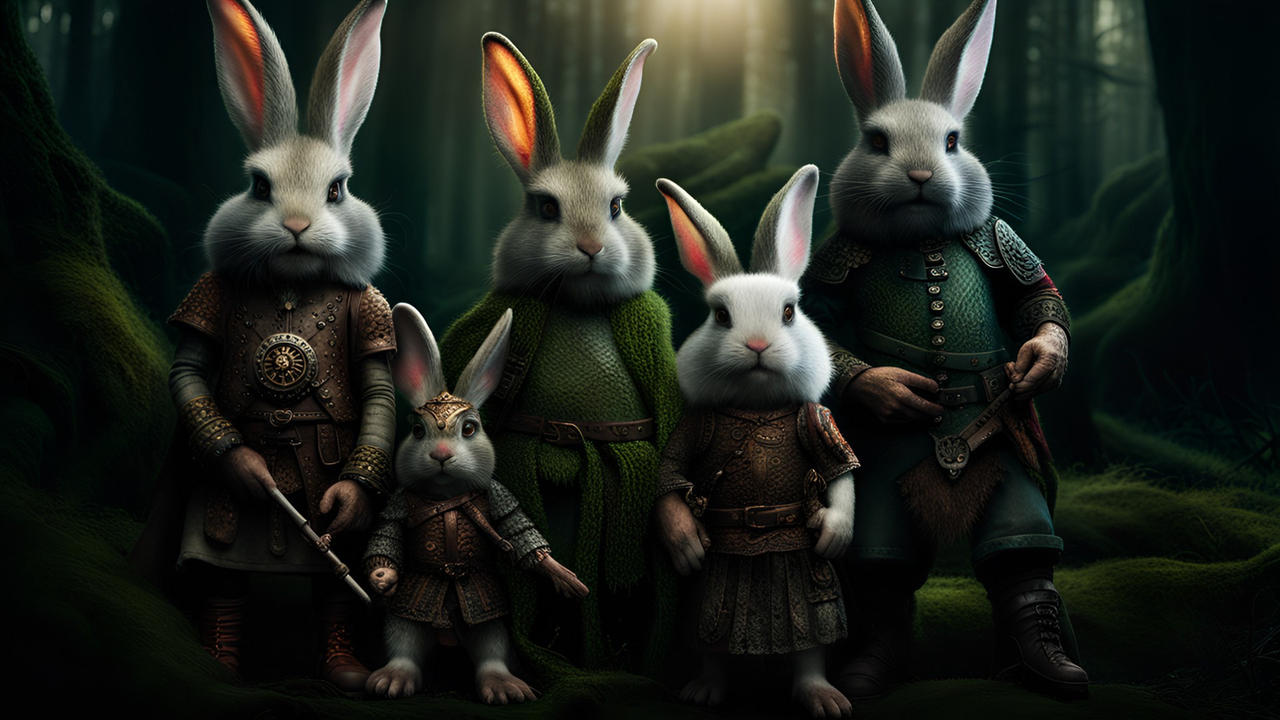 Ben Elf Rabbit Wood Elf Rabbits by Serendigity-Art on DeviantArt