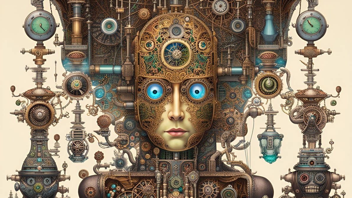 Fantasy Man-Machine by Serendigity-Art on DeviantArt