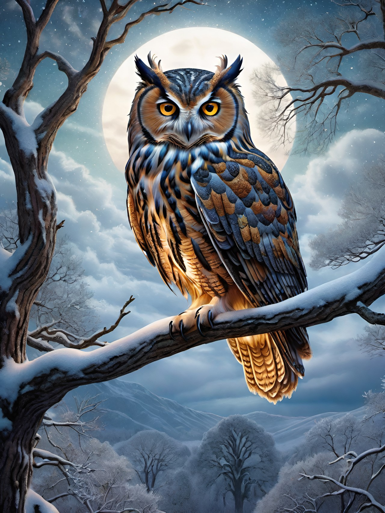 Winter Solstice Owl by Serendigity-Art on DeviantArt