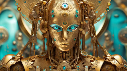Fantasy Ornate Robot