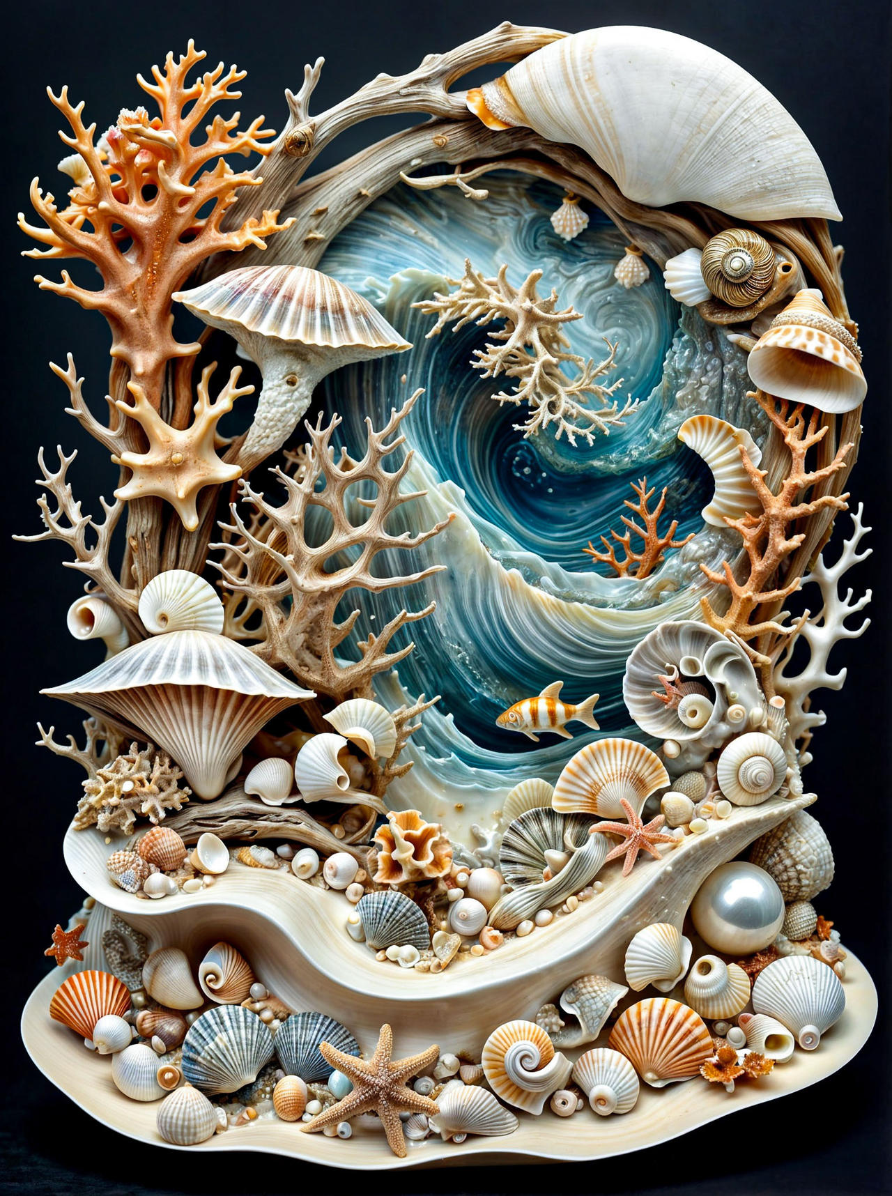 Marine Sculpture By Serendigity Art On DeviantArt marine-sculpture-by-serendigity-art-on-deviantart