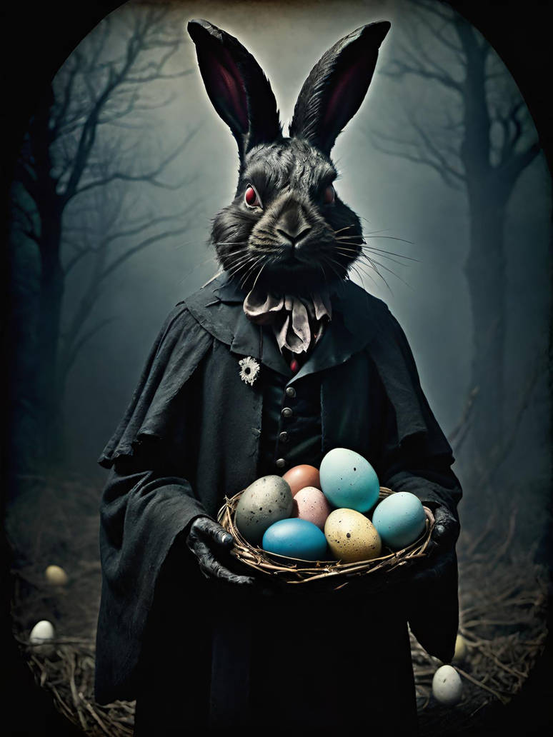 Dark Fantasy Easter Bunny Creature by Serendigity-Art on DeviantArt