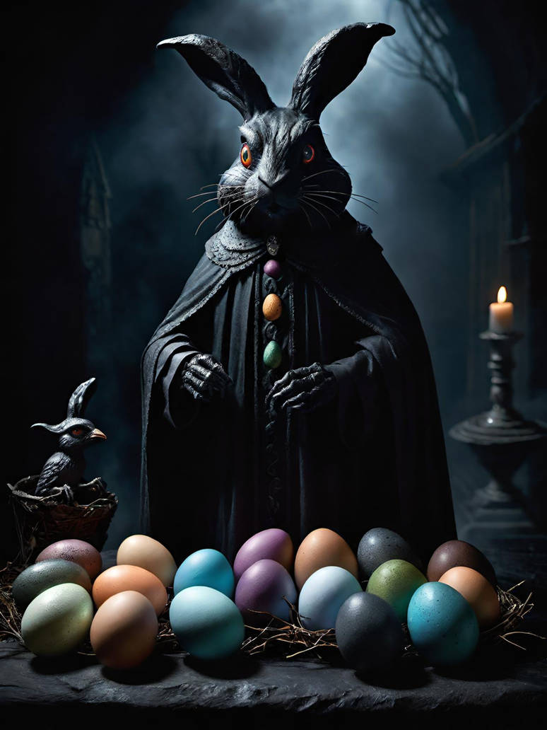 Dark Fantasy Easter Bunny Creature by Serendigity-Art on DeviantArt