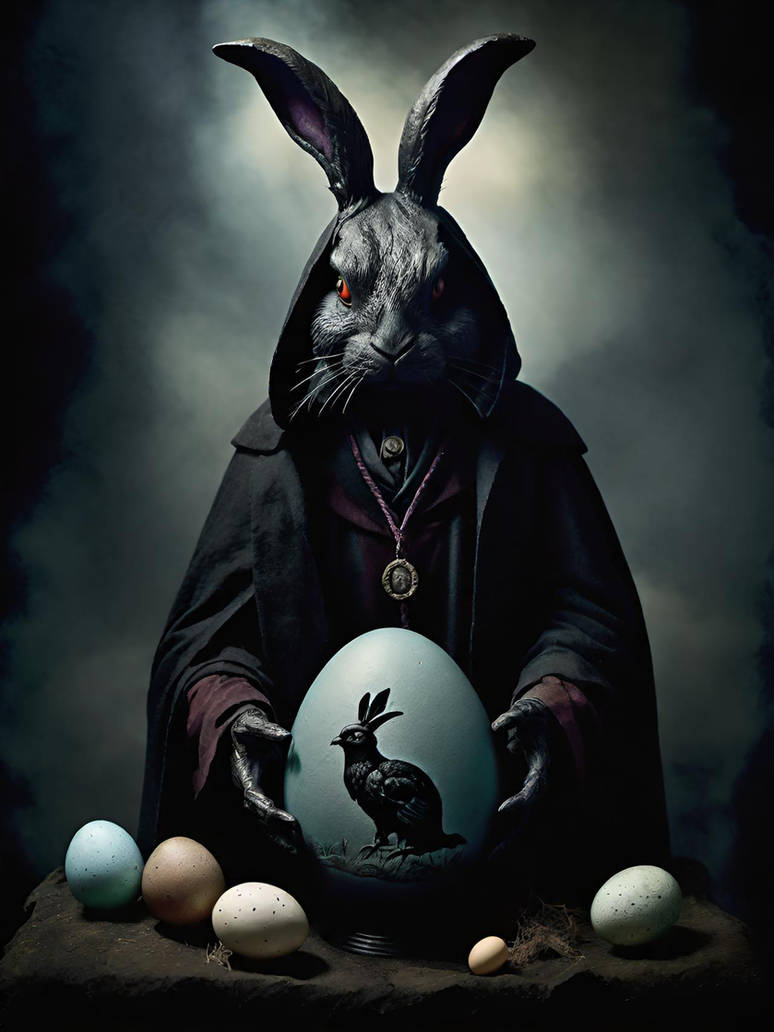 Dark Fantasy Easter Bunny Creature by Serendigity-Art on DeviantArt
