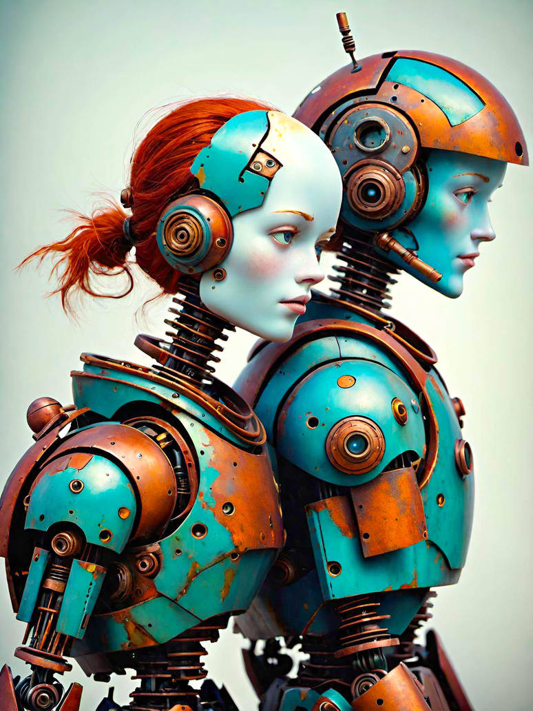 Android Portraits by Serendigity-Art on DeviantArt