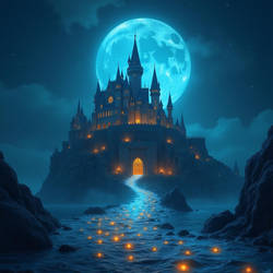 Castle in Moonlight