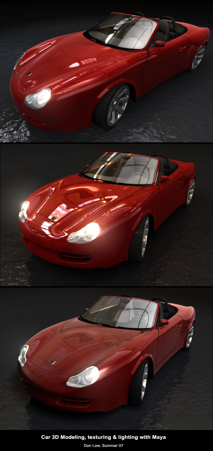 Porsche 3D model