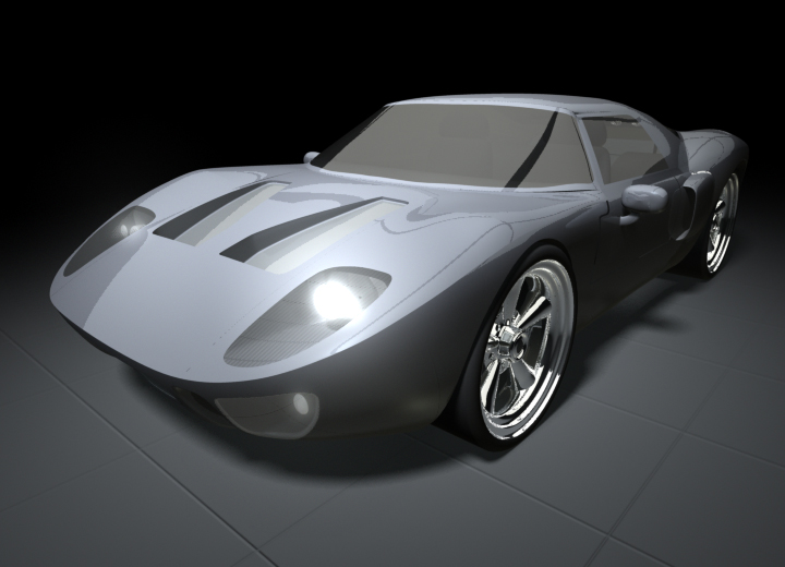 Ford GT 3D Modelling