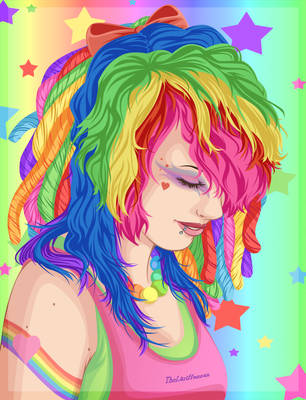 Scruffy Fluffy Rainbow Love by TheLastHuzzah