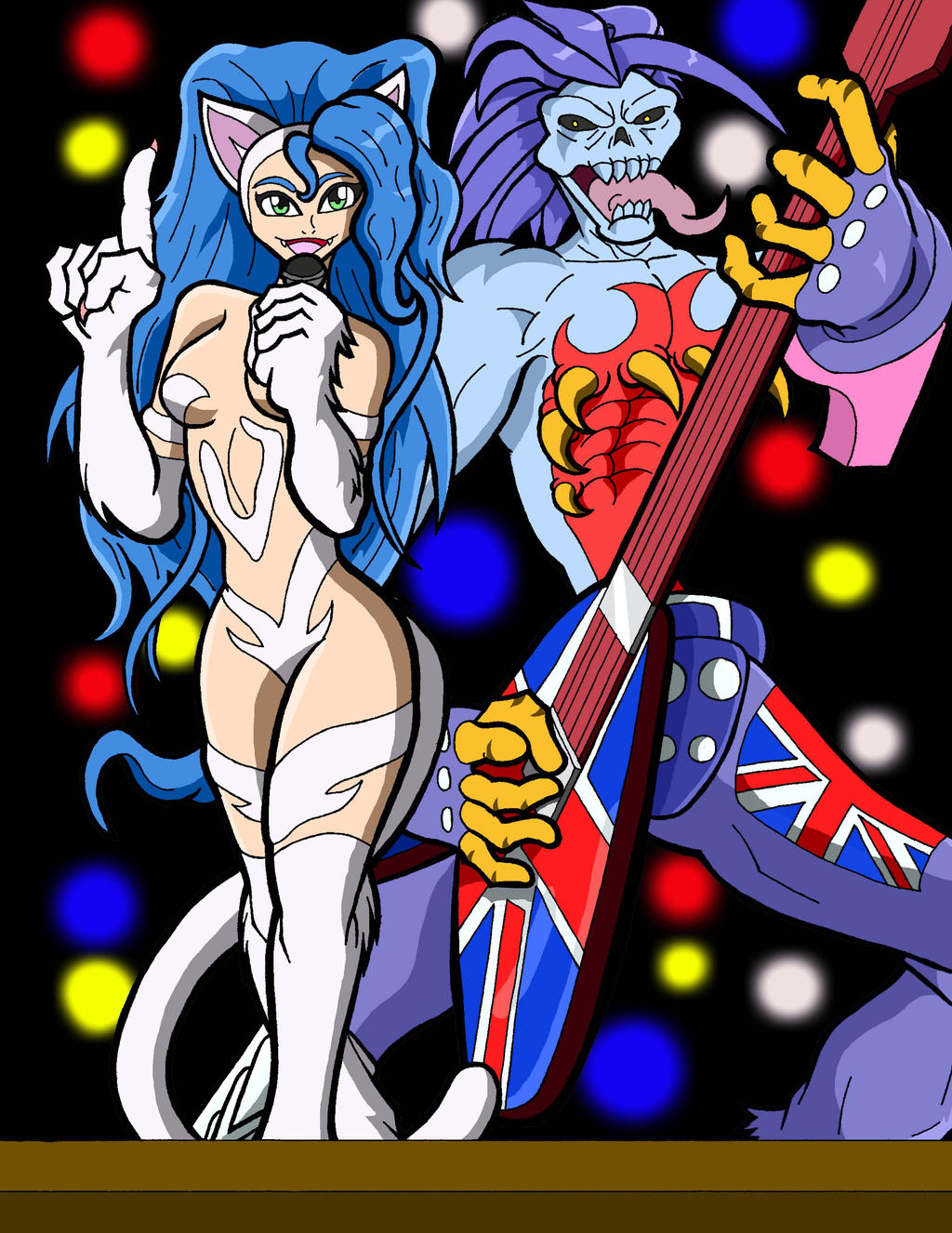 Lord Raptor and Felicia Stage Show