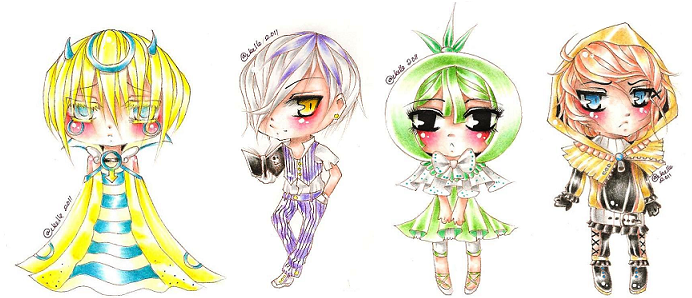 Gijinka OC Chibis