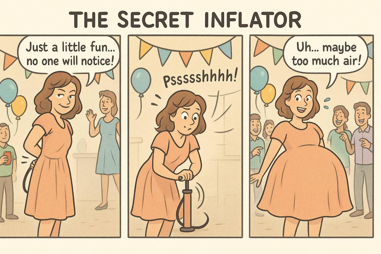 Belly inflation by tottyham123 on DeviantArt