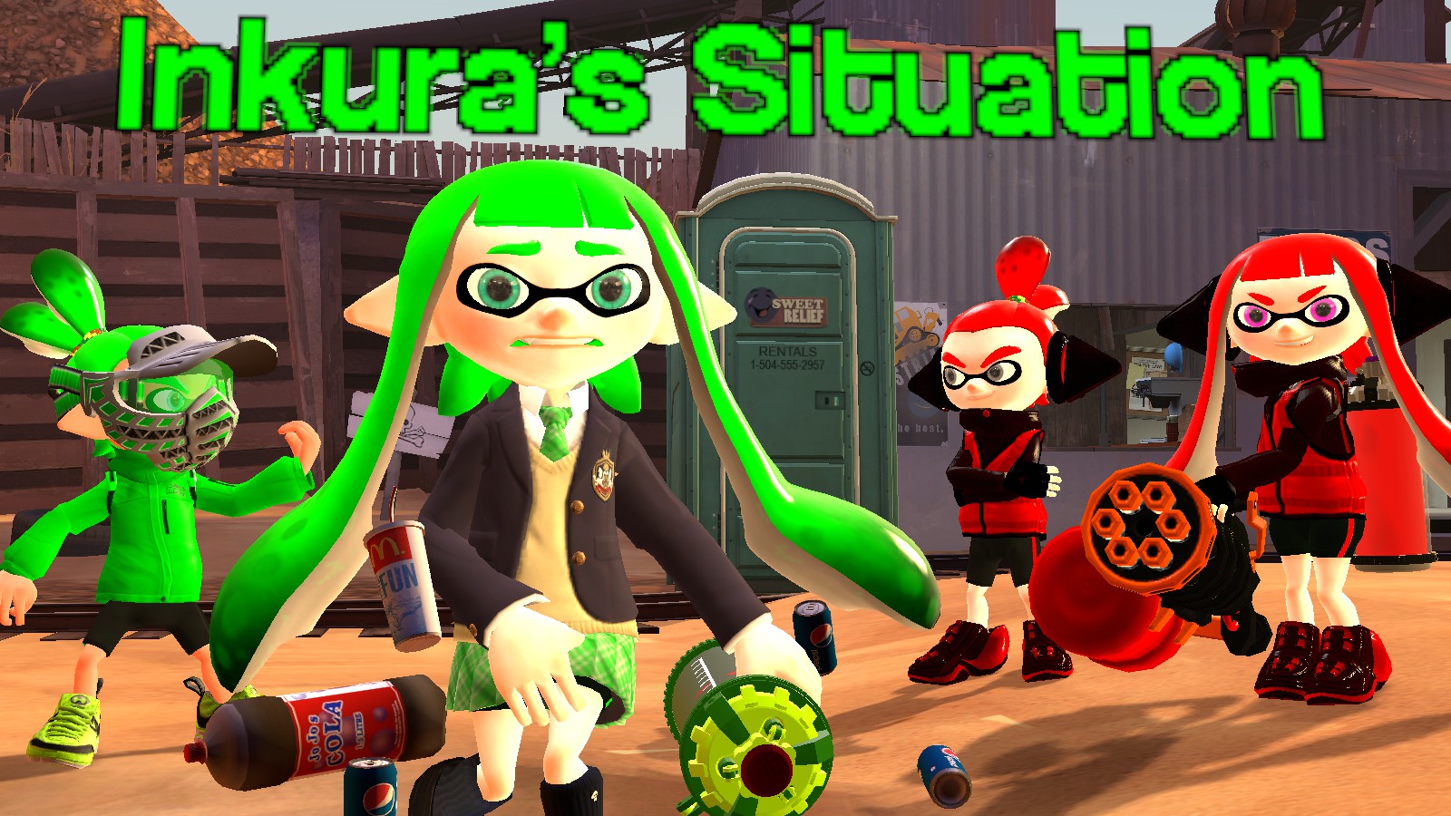 Splatoon Inkling Gmod Splatoon GMOD - Inkura's Situation by ASpider25 on DeviantArt