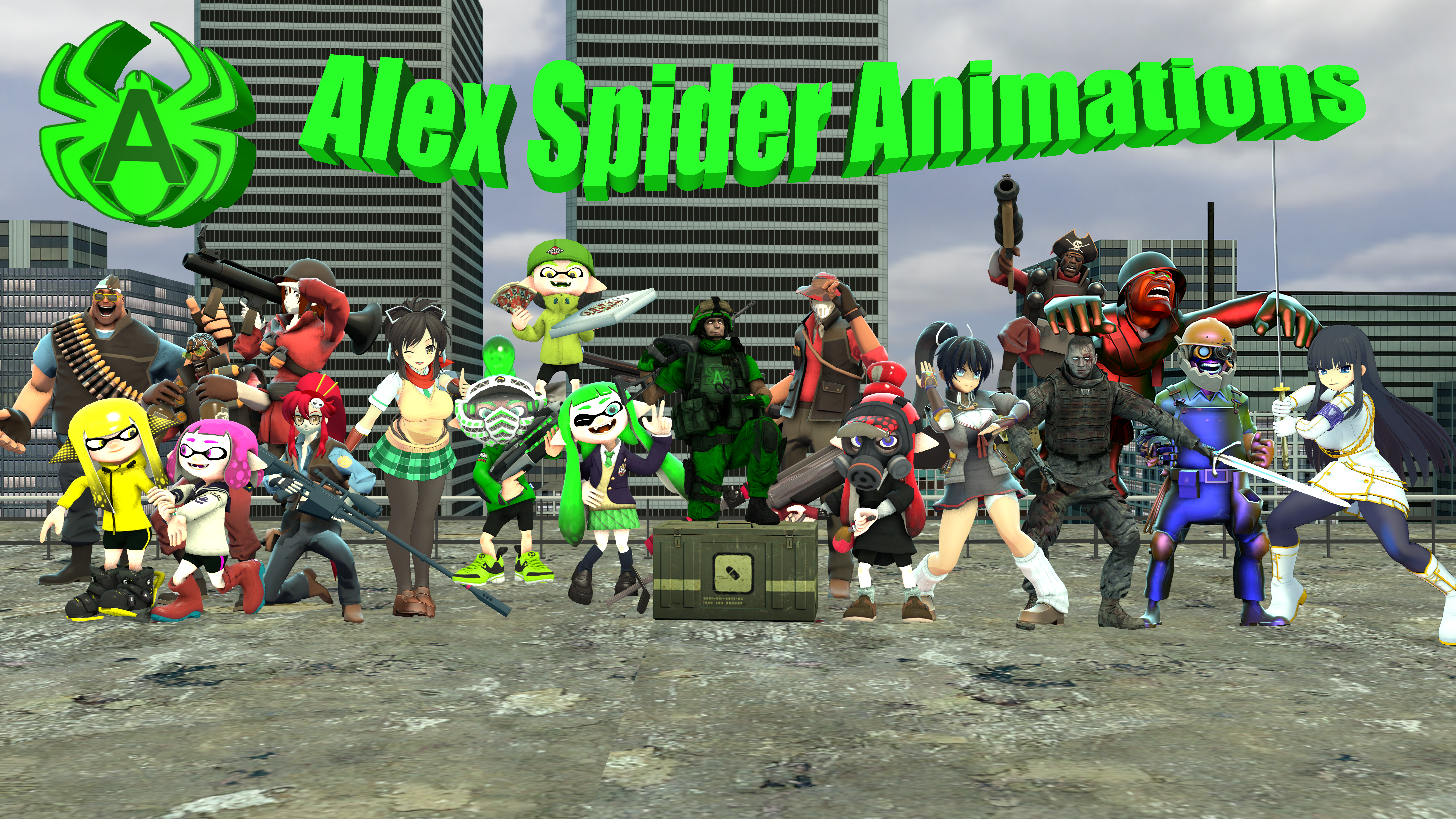 Alex Spider Channel Art 2020