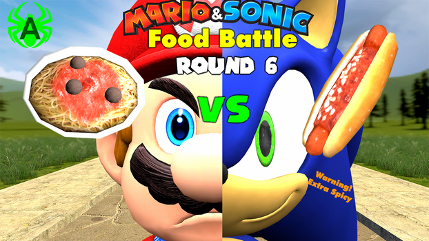 Mario VS Sonic: Food Battle - Round 6