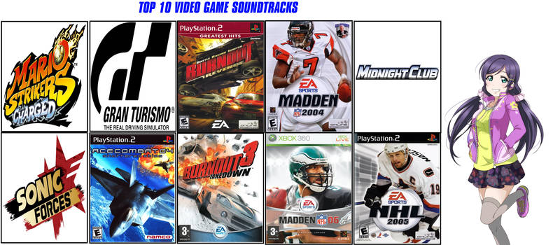 ProjectOneAMG's Top 10 Video Game Soundtracks