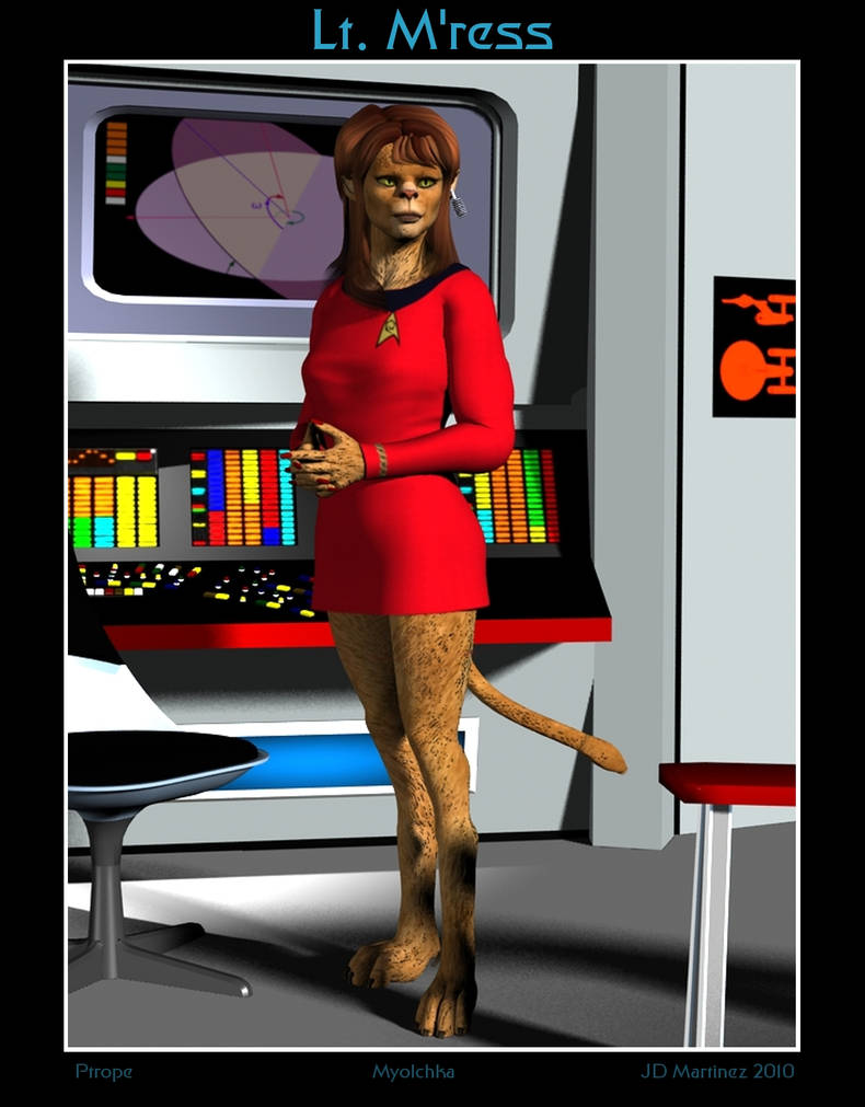 Lt. M'ress by dragonpyper on DeviantArt