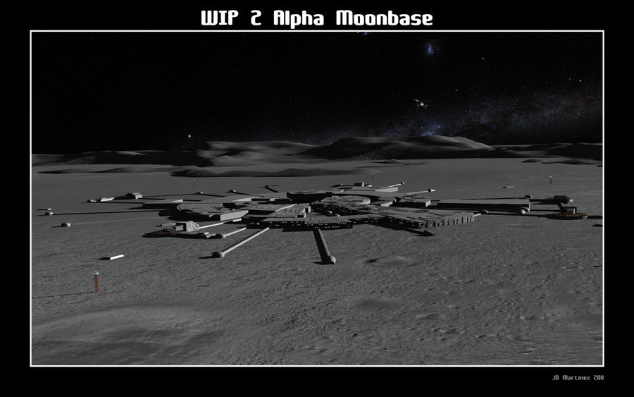 WIP 2 Alpha Moonbase by dragonpyper on DeviantArt