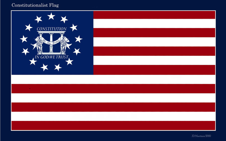 Constitutionalist Flag Print